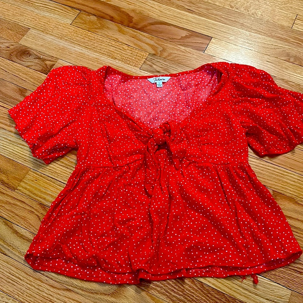 Takara L Red with white dots
